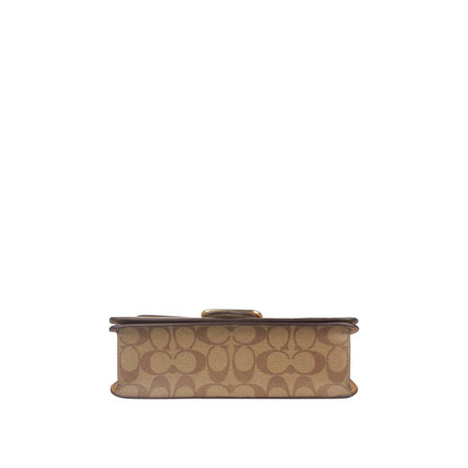 COACH 奥莱款女士PVC配皮单肩斜挎手提包 商品图4