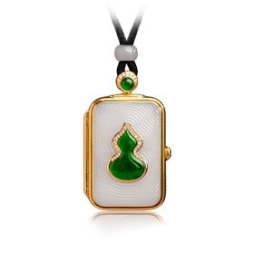 和田玉天乙贵人吊坠