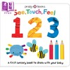 【中商原版】罗杰彼蒂 启蒙感觉123 Roger Priddy See Touch Feel 123 英文原版 低幼儿童早教绘本 启蒙探索左右脑开发 纸板书 商品缩略图0