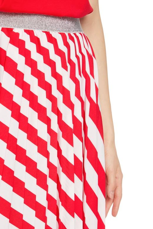 AVA 拼色斜条纹半裙 6439 商品图5