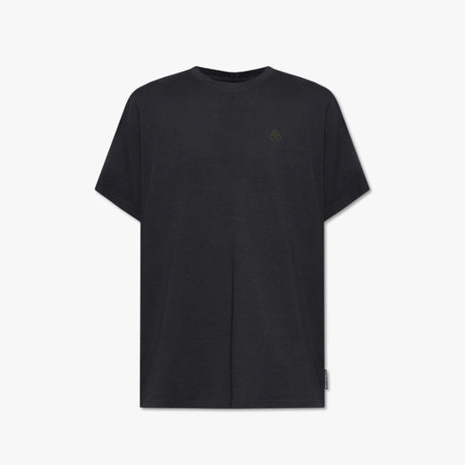 MOOSE KNUCKLES 男士驼鹿指节徽标棉质圆领短袖T恤 蓝色 M14MT719 833 商品图0