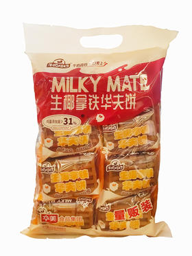 432g华美生椰拿铁华夫软饼