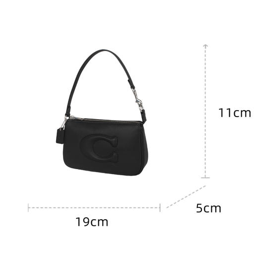 COACH 奥莱款女士皮质单肩手提包 商品图13