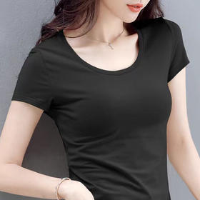 休闲T恤圆领纯色纯棉【FL22507】