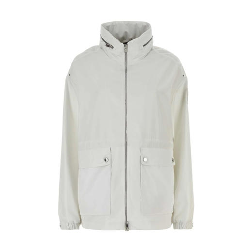 MOOSE KNUCKLES 女士金属驼鹿指节徽标拉链外套 白色 M14LJ173 1103 商品图0