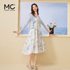 mc2法式吊带雪纺碎花裙+针织薄外披两件套女夏季新款时尚小个子 商品缩略图1