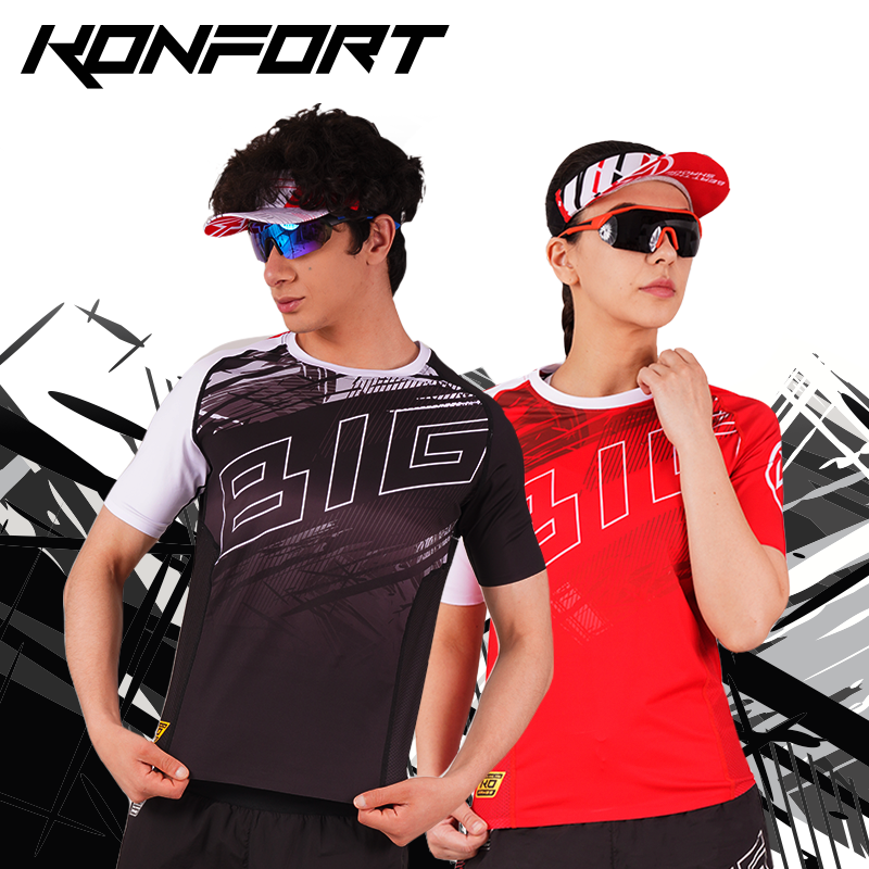 BigK 大K KONFORT 轻压缩运动短袖 健身训练 路跑休闲 户外