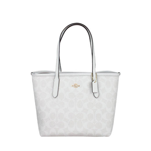 COACH 奥莱款女士PVC配皮单肩斜挎包 商品图9