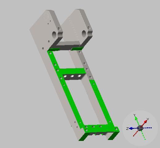 40HS04000235  HS4针针杆架（图片为3针针杆架，仅供参考孔位，实发4针针杆架） 商品图4