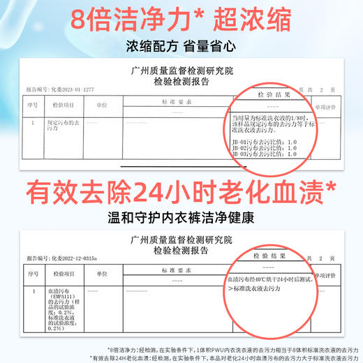【大瓶装】PWU内裤内衣清洗液99%抑菌 除菌洗衣液女士专用洗内衣液手洗500ml 商品图5