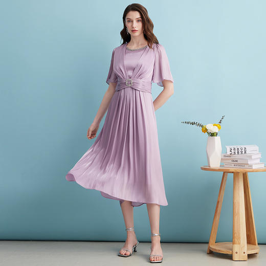 EITIE爱特爱夏季新款气质大方连衣裙礼服7477106 商品图7