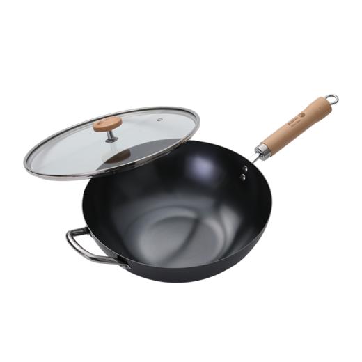 法格   法格极铁32cm窒化无涂层铁锅   FG-HCG3208 商品图6