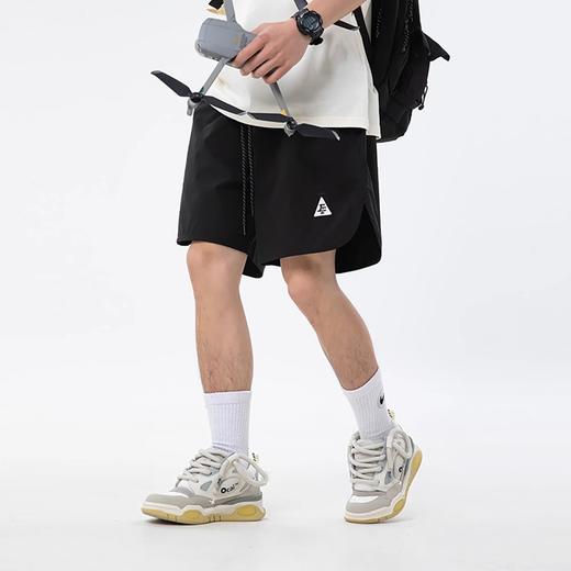 【复古运动短裤】运动短裤男2024夏季新款美式复古开叉设计感沙滩裤刺绣休闲五分裤-YDXPXH020 商品图2