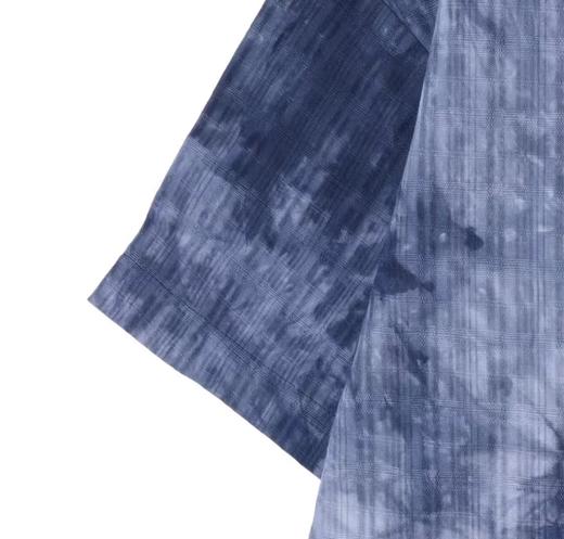 D2017新款百搭小众宽松设计感潮流渐变Polo短袖衬衫 商品图3