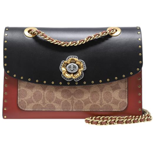 COACH 奥莱款小号女士PVC配皮单肩斜挎 商品图9