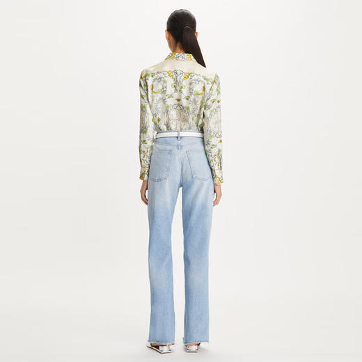 【1F】Tory Burch  汤丽柏琦 印花碎花翻领衬衫 商品图3