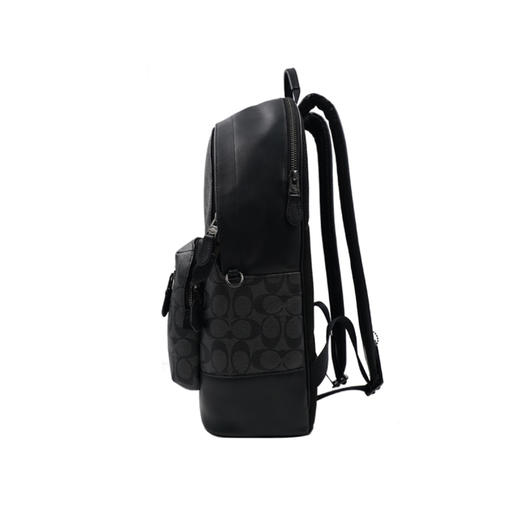 COACH 奥莱款大号男士PVC配皮双肩背包 商品图2