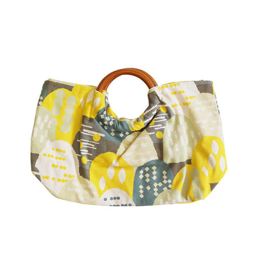 HUJI祤集Noble手提包插画几何 商品图3