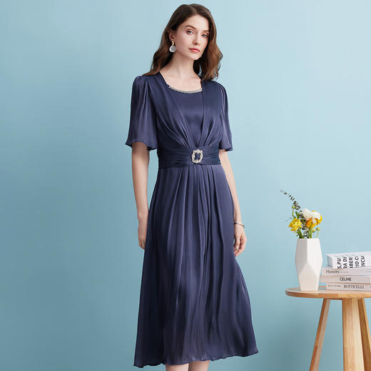 EITIE爱特爱夏季新款气质大方连衣裙礼服7477106 商品图4