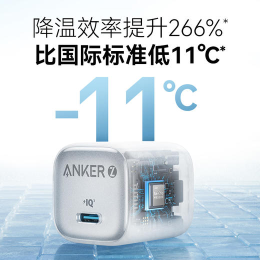 【热销】Anker安克冰点快充适用苹果15氮化镓充电器30W手机插头20Wpd数据线正品套装iPhone14Pro13max 商品图4