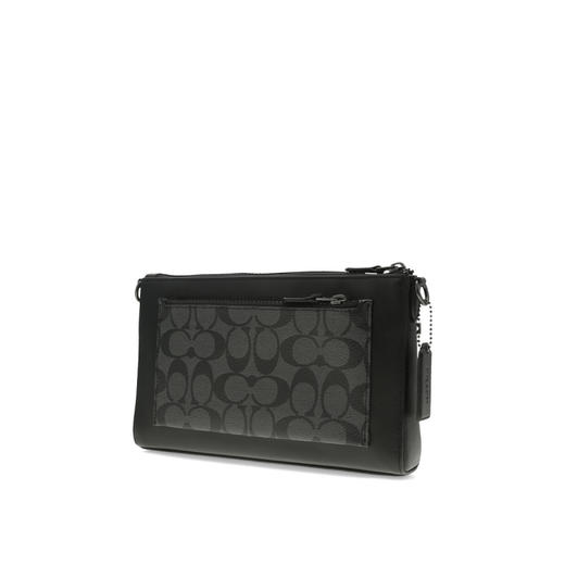 COACH 奥莱款中号男士PVC配皮单肩斜挎包 商品图1