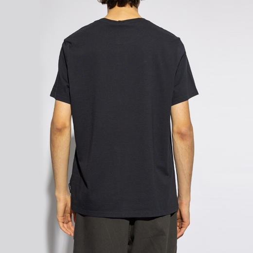 MOOSE KNUCKLES 男士驼鹿指节徽标棉质圆领短袖T恤 蓝色 M14MT719 833 商品图2