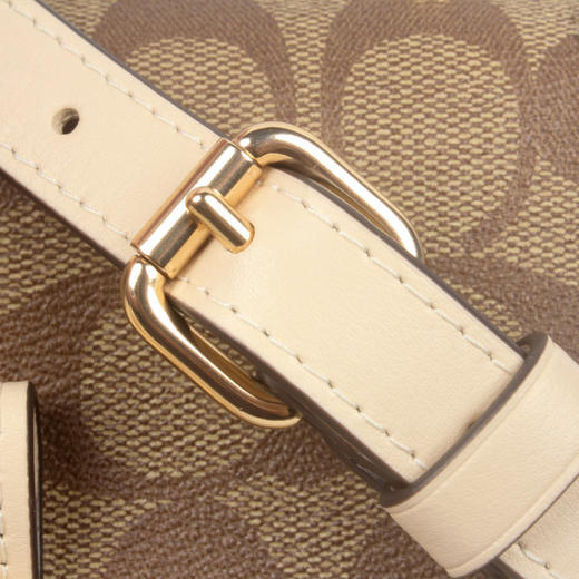 COACH 奥莱款女士PVC配皮单肩斜挎包 商品图9