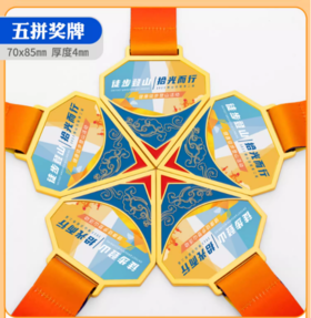 创意团队拼接组合五合一奖章挂牌