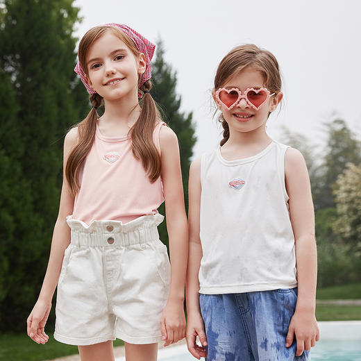 笛莎Deesha T恤2024年新款背心T恤 商品图0