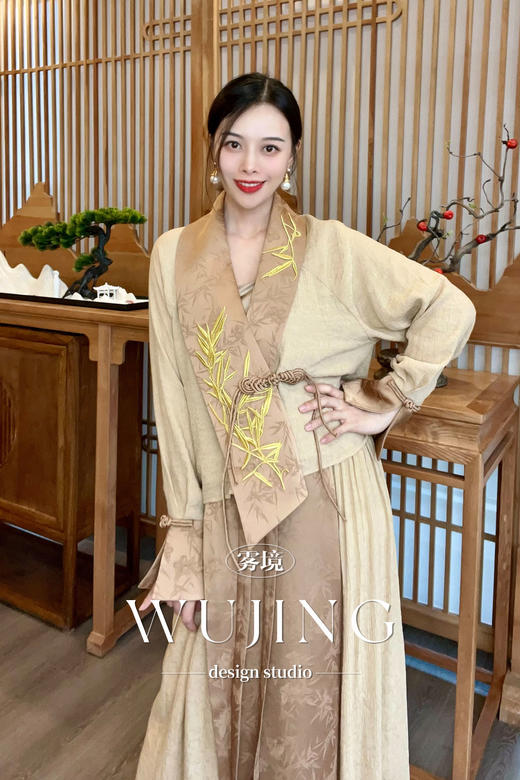 【雾境定制】虚怀若谷系列高贵新中式马面裙 3203099 商品图3