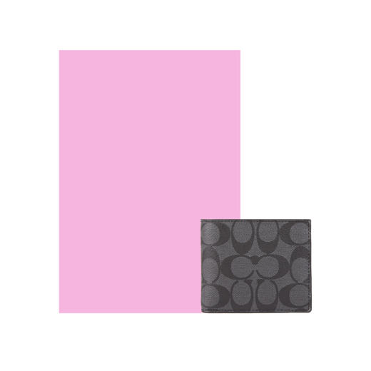 Coach 奥莱款男士PVC短款钱包 商品图6