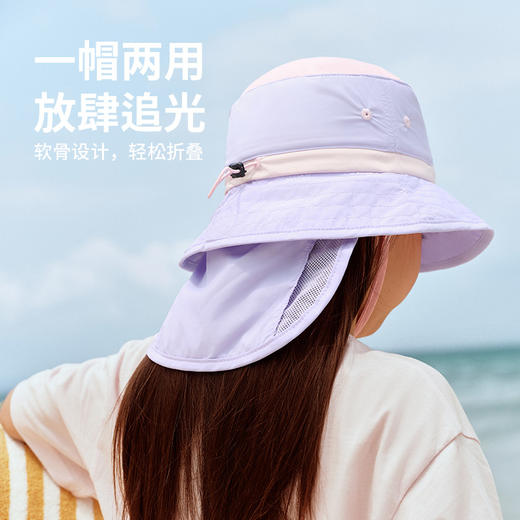 zoyzoii儿童防晒帽子宝宝遮阳防紫外线 商品图1