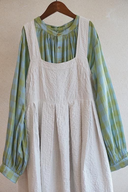 MAKU textiles｜丝棉羊毛宽背带裙连衣裙 商品图14