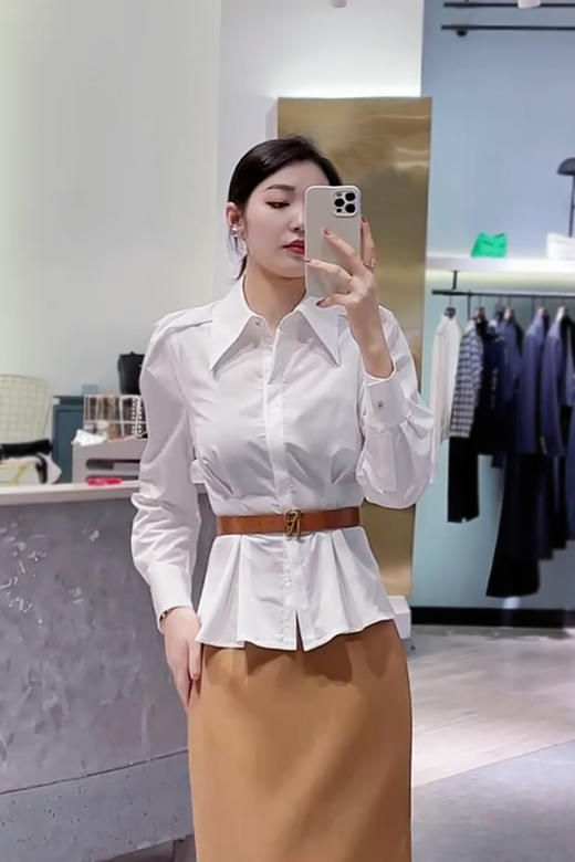 皓色、漆黑色衬衫HJ1F10 商品图3