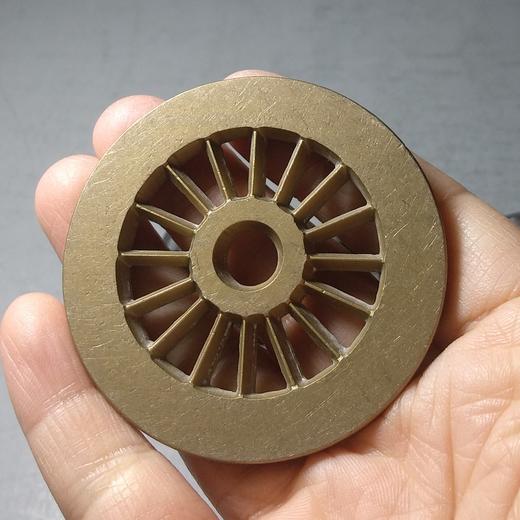 古泉书馆文创 财源滚滚 雕母 文房铜镇 DH0012 商品图8