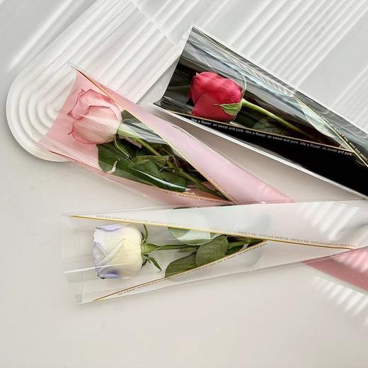 【520单支袋】金三角单支玫瑰袋（45个左右/包） 商品图0