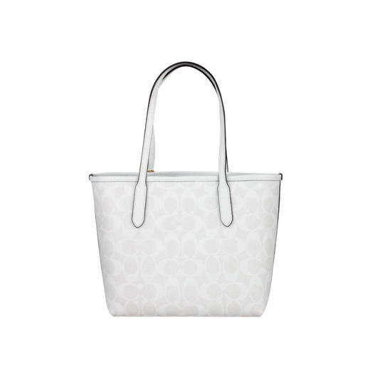 COACH 奥莱款女士PVC配皮单肩斜挎包 商品图3