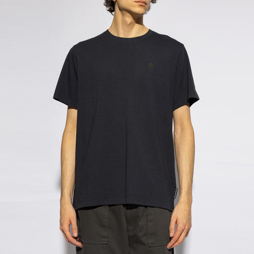 MOOSE KNUCKLES 男士驼鹿指节徽标棉质圆领短袖T恤 蓝色 M14MT719 833 商品图1