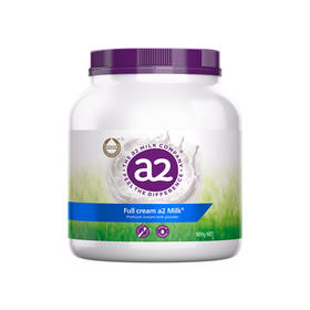 【保税】新西兰 A2 成人全脂罐装奶粉 900g 紫吨吨 适合3岁以上人群