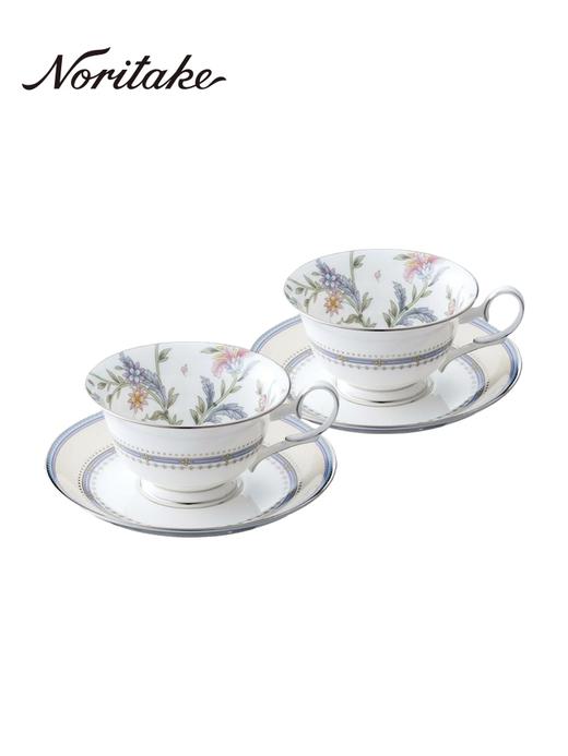 Noritake则武 JARDIN FLEURI骨瓷咖啡杯子精致下午茶具茶杯礼盒装 商品图0