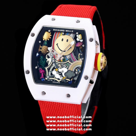 【 RICHARD MILLE 】理查米尔 发布全新RM 88 Smiley自动上链飞轮腕表，演绎玩趣风格。历时3年的研发，一款技艺和创新非凡的腕表就此问世，RM 88自主机芯自动上链陀飞轮 商品图8
