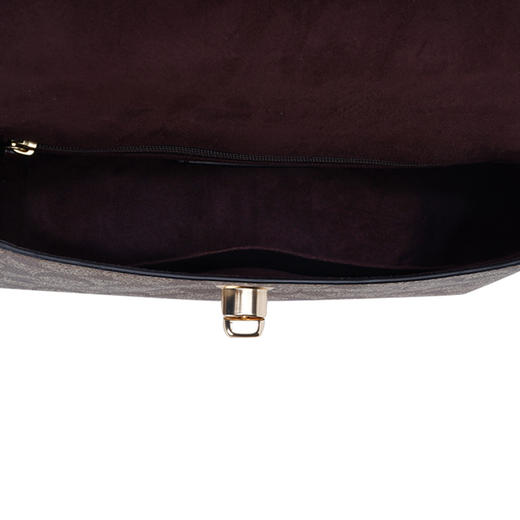 COACH 奥莱款Marlie系列女士PVC配皮旋钮手提单肩斜挎包 商品图5