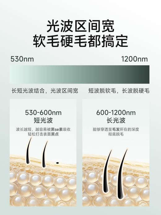 鱼跃蓝宝石脱毛仪器电动脱毛刀无痛医用家用全身持久剃毛 商品图2