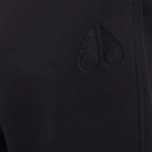 MOOSE KNUCKLES 男士驼鹿指节刺绣徽标棉质休闲运动裤 黑色 M14MR806 292 商品图3