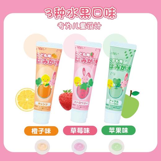 包邮：日本GC儿童牙膏含氟900ppm防蛀牙啫喱 商品图1