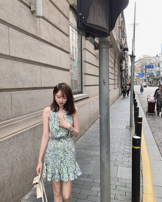 金蘑菇菇  三醋酸印花系列 背心+短袖+半裙 洋气 商品图2