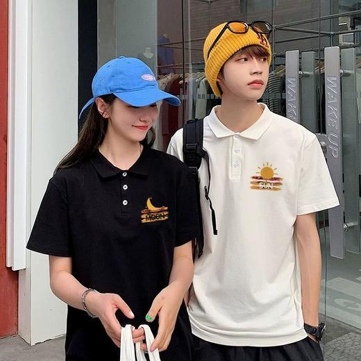 【YW】无忧购夏季韩版ins潮珠棣棉情侣居家外穿Polo领上衣（截单后7天发货)25年清仓捡漏 商品图8