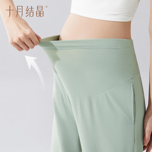 夏季宽松冰丝阔腿裤孕期可穿 商品图3