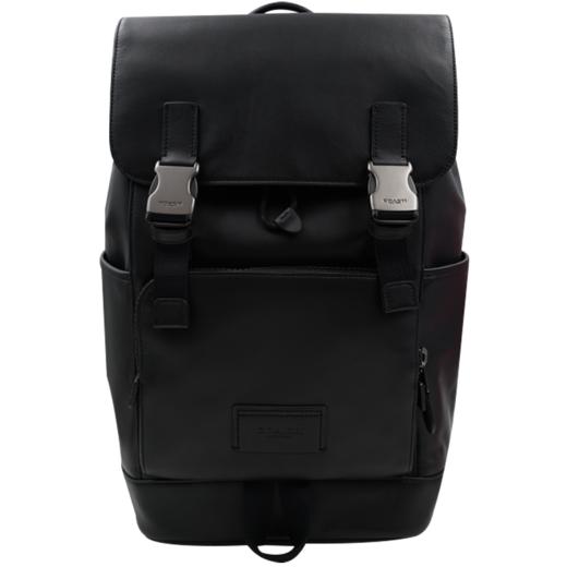 COACH 奥莱款大号男士皮质双肩背包 商品图12