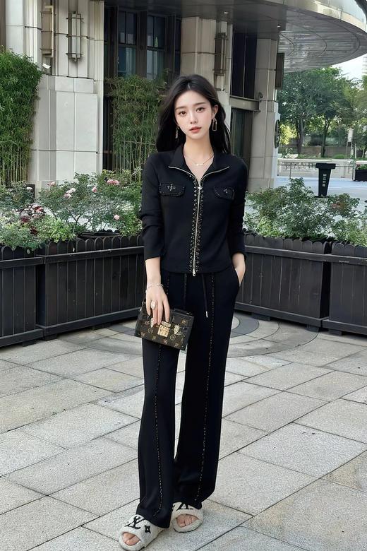 凝脂、漆黑、窃蓝裤子HJ1L30 商品图2